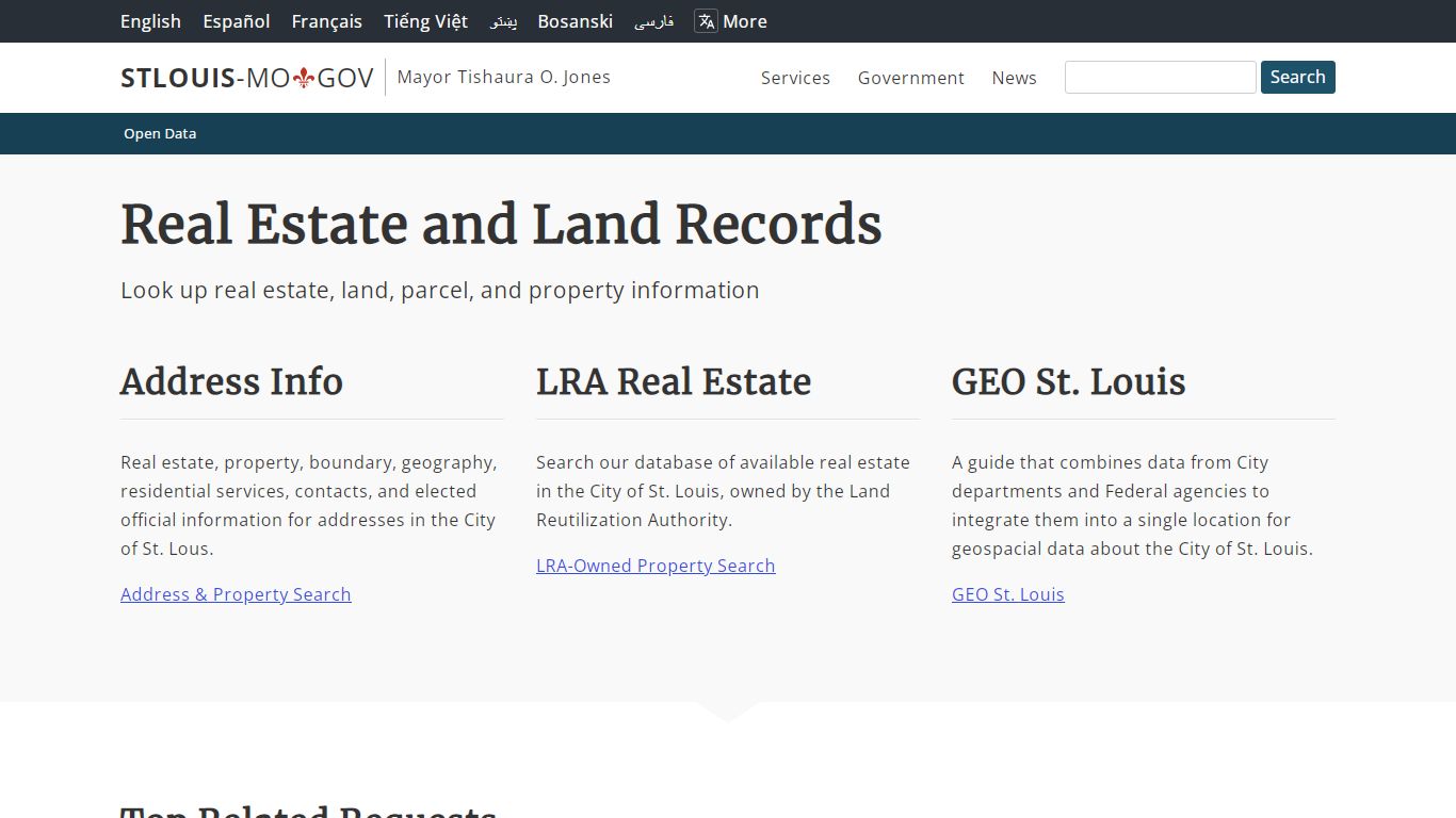 Real Estate and Land Records - St. Louis